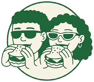 Ilustración de los fundadores de Skinny Chini